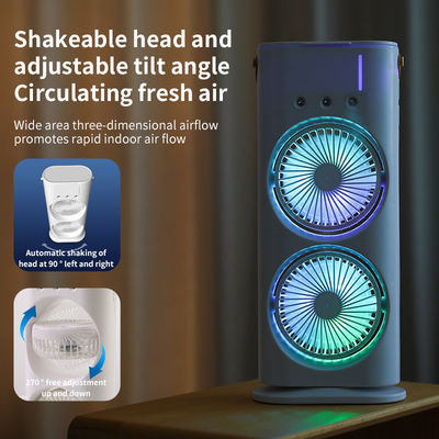6 Vans rotativos quantidade de ar condicionado aerossol ventilador de ar condicionado para uso doméstico