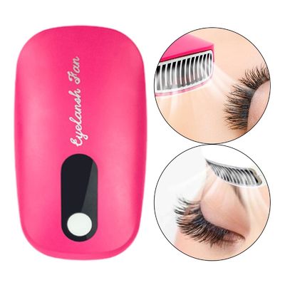 Secador de cabelo mini USB de plástico para enxerto de cílios 2-4 horas de tempo de trabalho leve