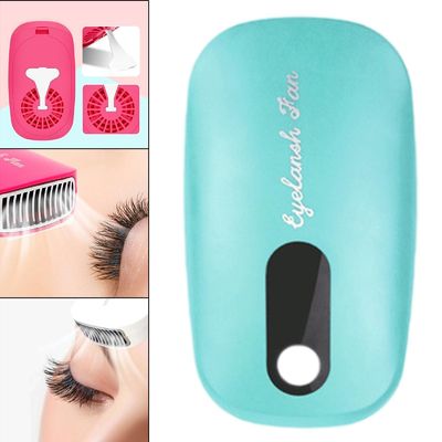 Secador de cabelo mini USB de plástico para enxerto de cílios 2-4 horas de tempo de trabalho leve
