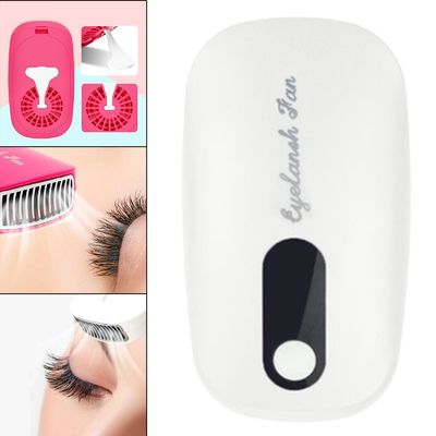 Secador de cabelo mini USB de plástico para enxerto de cílios 2-4 horas de tempo de trabalho leve