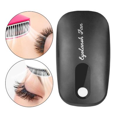 Secador de cabelo mini USB de plástico para enxerto de cílios 2-4 horas de tempo de trabalho leve