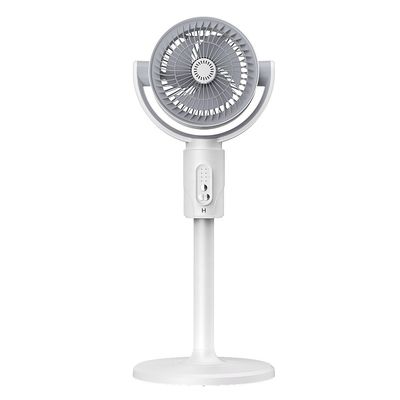Instalação de piso 4000mA USB Recarregável Ventilador de piso com altura ajustável