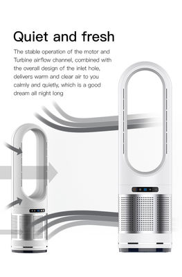 Casa Multi 3 in1 Refrigerante Aquecimento Purificador de Ar Piso Ventiladores Smart Standing Bladeless