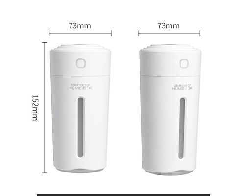 Mini-difusor de aromas portátil alimentado por USB com umidificação de ar leve e de baixo ruído