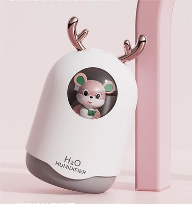 Equipamento de condicionamento urso de estimação fofinho Mini umidificador para quarto capacidade controlada por aplicativo 0,5L