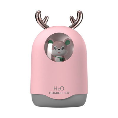 Equipamento de condicionamento urso de estimação fofinho Mini umidificador para quarto capacidade controlada por aplicativo 0,5L