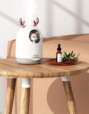 Equipamento de condicionamento urso de estimação fofinho Mini umidificador para quarto capacidade controlada por aplicativo 0,5L