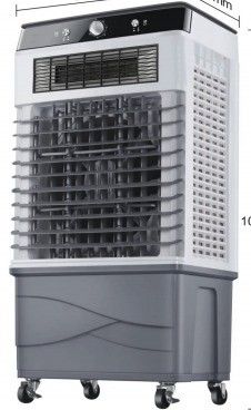 25L Frigorífico de Ar Evaporativo de Água de Piso com Altura Ajustável sem Mofo Privado