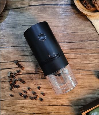 Máquina elétrica de moagem de grãos de café com ciclo de limpeza e portátil recarregável USB