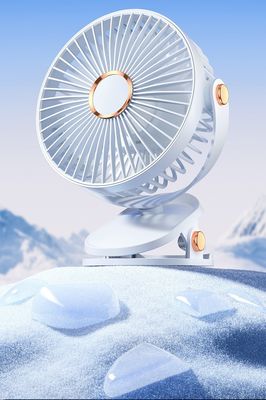 Ventiladores portáteis recarregáveis USB de 6 polegadas com luz noturna 720 Ventilador de clipe pessoal giratório para escritório em casa