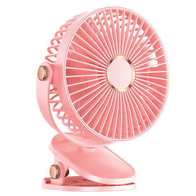 Ventiladores portáteis recarregáveis USB de 6 polegadas com luz noturna 720 Ventilador de clipe pessoal giratório para escritório em casa
