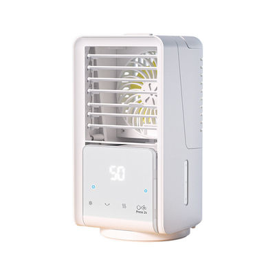 Ventilador de refrigeração por água USB Frio de ar de mesa pequeno com 3 modos de vento baixo/médio/alto 14*14*26cm