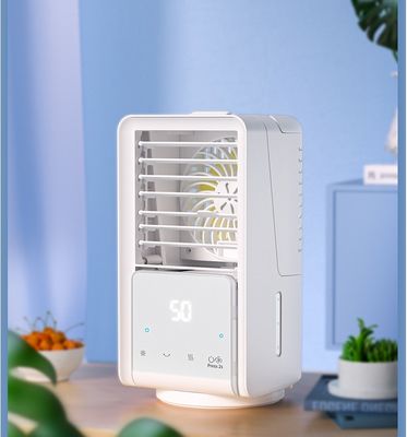 Refrigerador de ar recarregável portátil Ventilador de arrefecimento de mesa silencioso para escritório exterior interior