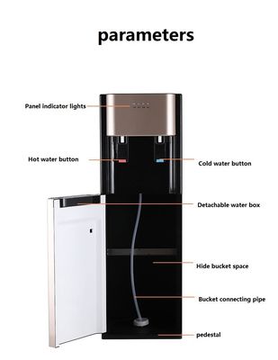 Dispensador de água de garrafa de carregamento automático de fundo quente e frio
