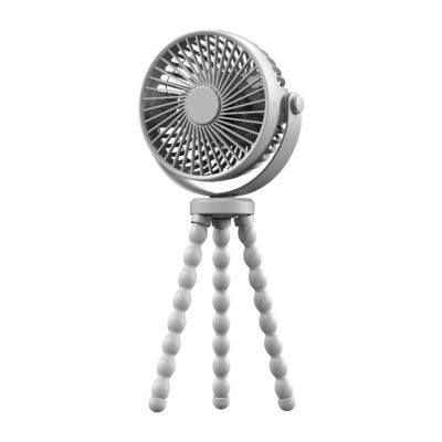 Não há controle remoto Carrinho de bebê portátil para o exterior Recarregável 5200mAh USB Octopus Fan