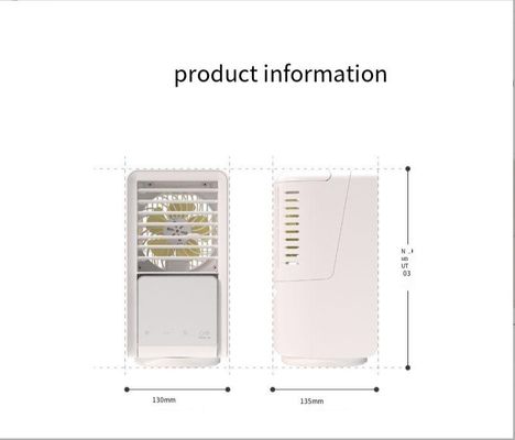 Refrigerador de ar por evaporação portátil para escritório de quarto 3 modos de vento baixo / médio / alto alimentado por USB