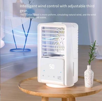 Refrigerador de ar por evaporação portátil para escritório de quarto 3 modos de vento baixo / médio / alto alimentado por USB