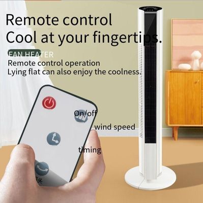 Ventilador único de torre de casa fria com controle remoto inteligente e fluxo de ar forte 3 kg