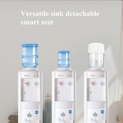 Dispensador vertical de água potável de fonte de energia elétrica com função controlada por aplicação