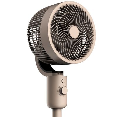 Ventilador de suporte elétrico de controle de voz AI para resfriamento de ar e circulação de ar em banheiros