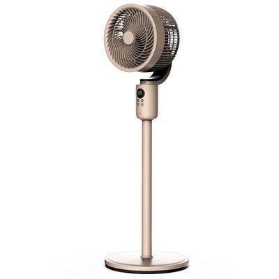 Ventilador de suporte elétrico de controle de voz AI para resfriamento de ar e circulação de ar em banheiros