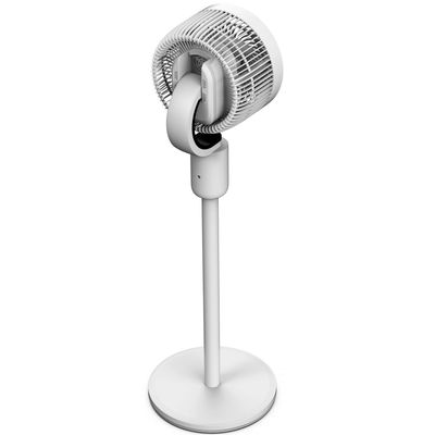 Ventilador de suporte elétrico de controle de voz AI para resfriamento de ar e circulação de ar em banheiros