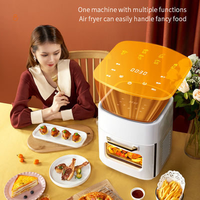 220-240V Forno de fritura a ar de grande capacidade com controle de tela sensível ao toque e cozimento sem óleo