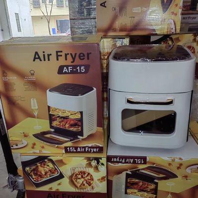 220-240V Forno de fritura a ar de grande capacidade com controle de tela sensível ao toque e cozimento sem óleo