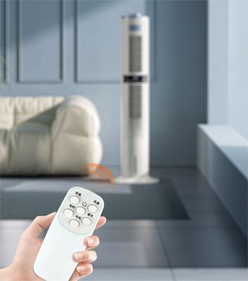 Instalação de torre de altura ajustável 3 em 1 torre de ventilador de refrigeração doméstica portátil
