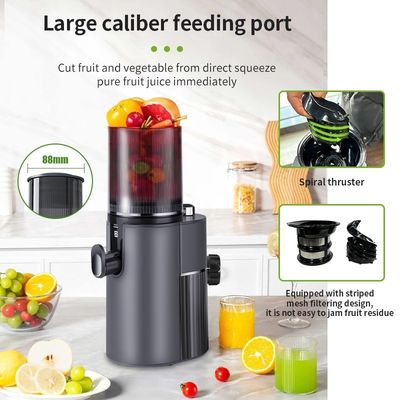 Máquina de extração de suco de frutas e vegetais original, prensada a frio, de pressão lenta, sem controle de aplicação