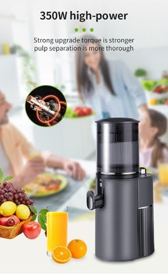 Pressão a frio de boca grande Expector de frutas comercial Expector elétrico multifuncional 350W