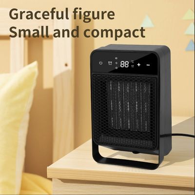 Aquecedores elétricos portáteis para casa de inverno 1100G aquecimento rápido com ecrã LCD touch remoto