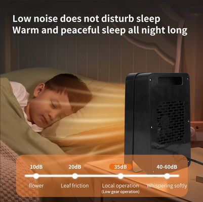 Aquecedores elétricos portáteis para casa de inverno 1100G aquecimento rápido com ecrã LCD touch remoto