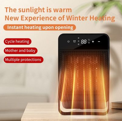 ABS portavel escritório aquecedor de ar ventilador para quarto interior Inverno 1500W PTC aquecimento rápido