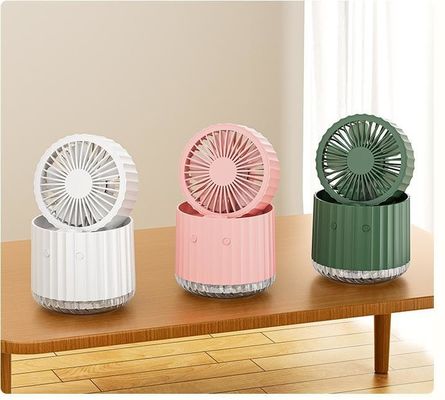 Ventilador de resfriamento de escritório ultra-silencioso para escritório e dormitório 1000mAh / 1200mAh Capacidade da bateria