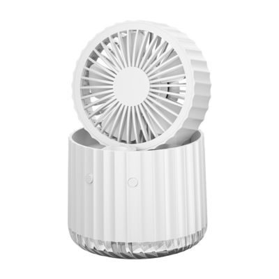 Ventilador de pulverização de humidificação quente de 5V USB Desktop Carregamento Ventilador pequeno Posivel Ventilador de mesa portátil Refrigerador de ar hidratante