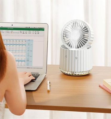 Ventilador de pulverização de humidificação quente de 5V USB Desktop Carregamento Ventilador pequeno Posivel Ventilador de mesa portátil Refrigerador de ar hidratante