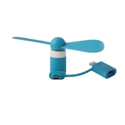Logotipo personalizado Telefone móvel portátil 3 em 1 USB Tipo C Frio em jejum Mini ventilador para 15g