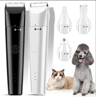 20*10*6.2cm 4 em 1 Kit de limpeza elétrico recarregável USB para cães e gatos