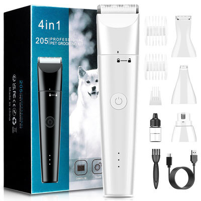 20*10*6.2cm 4 em 1 Kit de limpeza elétrico recarregável USB para cães e gatos
