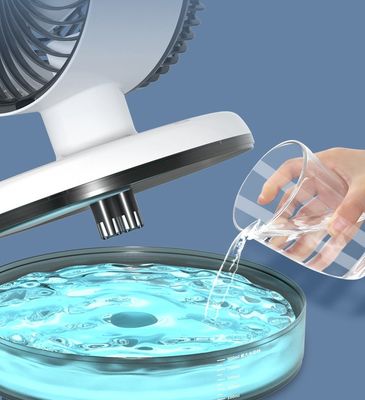 Mini-condicionador de ar portátil para uso doméstico com umidificador de pulverização e ventilador de resfriamento por água USB