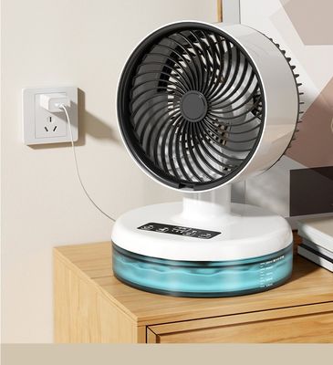 Mini-condicionador de ar portátil para uso doméstico com umidificador de pulverização e ventilador de resfriamento por água USB
