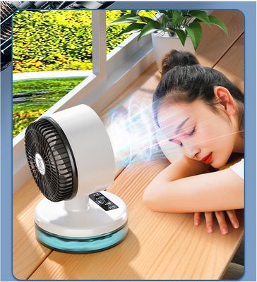 Mini-condicionador de ar portátil para uso doméstico com umidificador de pulverização e ventilador de resfriamento por água USB