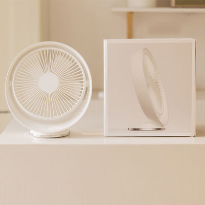 Mini ventilador recarregável USB elétrico de escritório com grande potência de vento e velocidade ajustável
