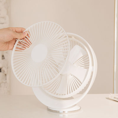 Mini ventilador recarregável USB elétrico de escritório com grande potência de vento e velocidade ajustável