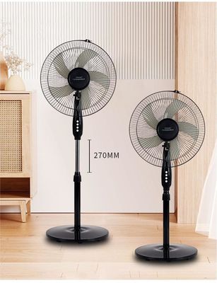 Dispositivo de ventilação de ar frio de 16 polegadas Ventilador de chão de vento grande para instalação no chão do hotel