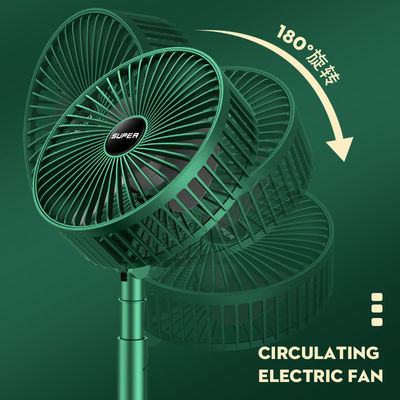 Ventilador de mesa de escritório dobrável recarregável USB com 3 ajustes de velocidade