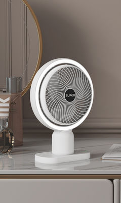 Molde privado NO Ventilador elétrico portátil de 6 polegadas com rotação USB e bateria recarregável