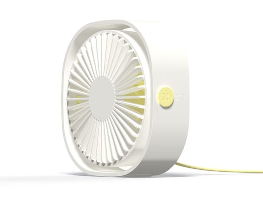 DC5V/1A 4.2W Tipo de bateria Fans de refrigeração de ar recarregáveis de escritório com modo de velocidade 3X