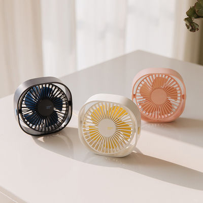 DC5V/1A 4.2W Tipo de bateria Fans de refrigeração de ar recarregáveis de escritório com modo de velocidade 3X